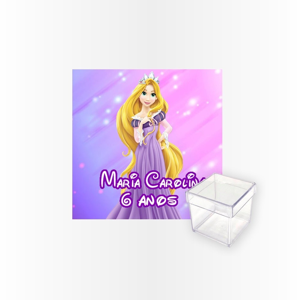 15 Rótulos Adesivos Caixa Acrílica 5cm Rotulo Adesivo Tag Topper  Kit Festa Infantil 3d Tubete Personalizado  Lembrancinha Caixinha Latinha tubetes Rapunzel