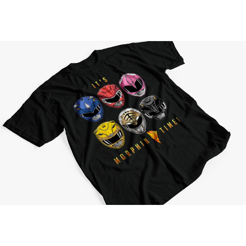 Camiseta Power Rangers Its Morphin Time Tokusatsu