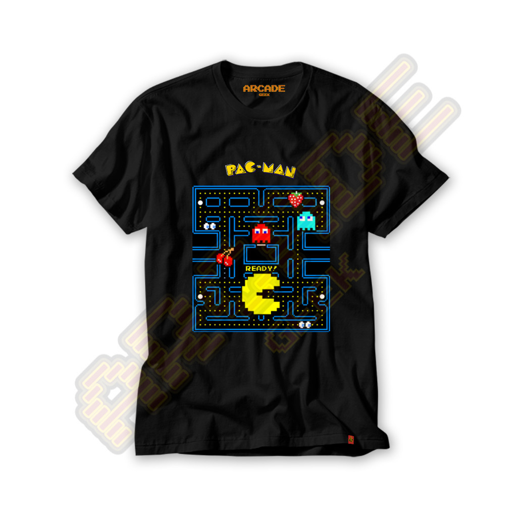 Camiseta Gamer Pac Man Retro Come Come Arcade