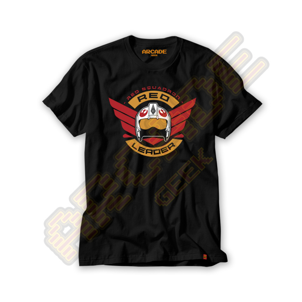 Camiseta Rebeldes Esquadrão Vermelho Star Wars Aliança Luke