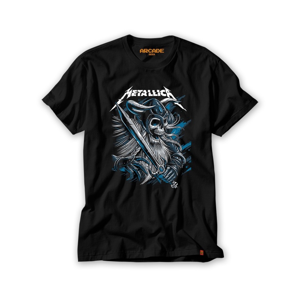 Camiseta Viking Skull Heavy Metal Master of Puppets