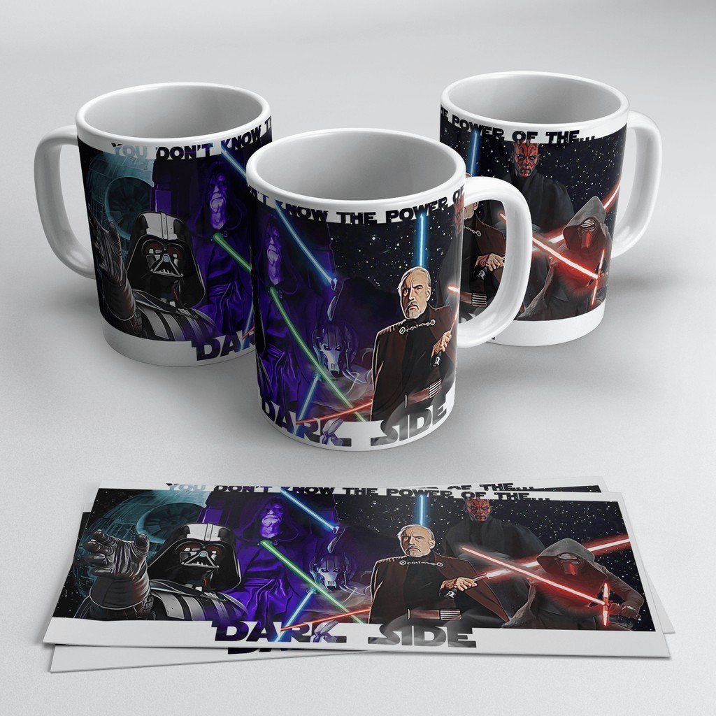 Caneca Star Wars Lords Sith Darth Vader Darth Maul Kilo Ren