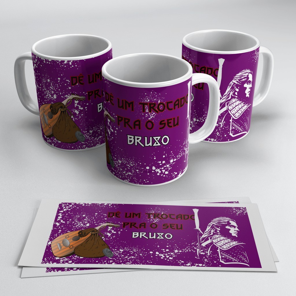 Caneca The Witcher De Um Trocado Pra O Seu Bruxo Md3