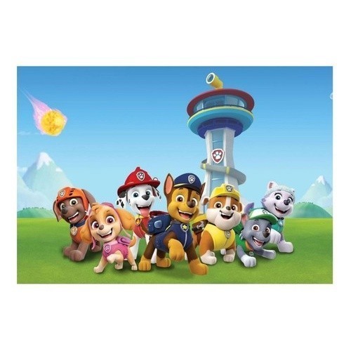 Papel de Arroz para Bolo de Aniversário Patrulha Canina - Modelo 12