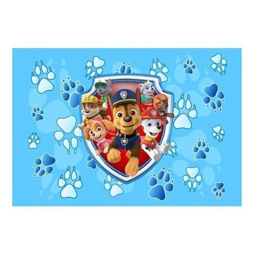 Papel de Arroz para Bolo de Aniversário Patrulha Canina - Modelo 9