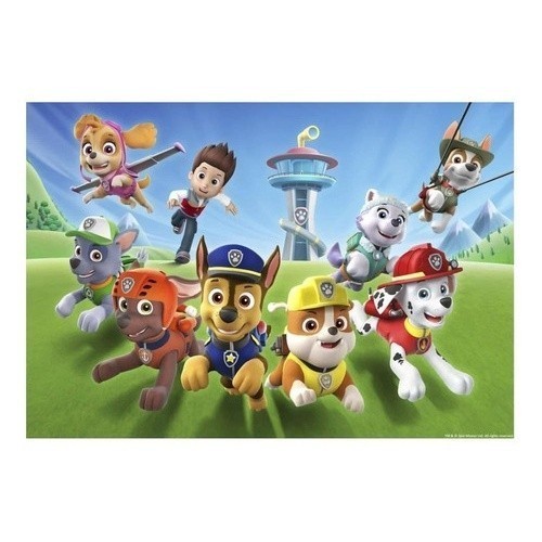 Papel de Arroz para Bolo de Aniversário Patrulha Canina - Modelo 13
