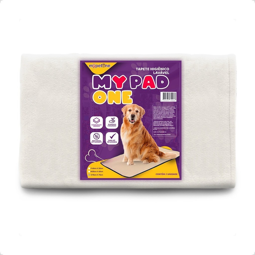 Tapete Higiênico Lavável My Pad One 90x70cm - Tam. G em Oferta na Shopee
