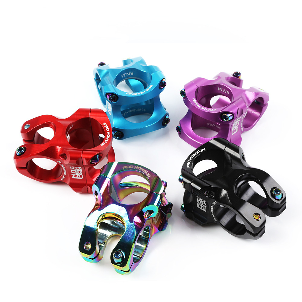 Mesa Curta TANKE 022 MTB Road Bike Stem CNC Bicicleta Peça Direção Guidão XC AM 25.4mm/28.6mm/31.8mm