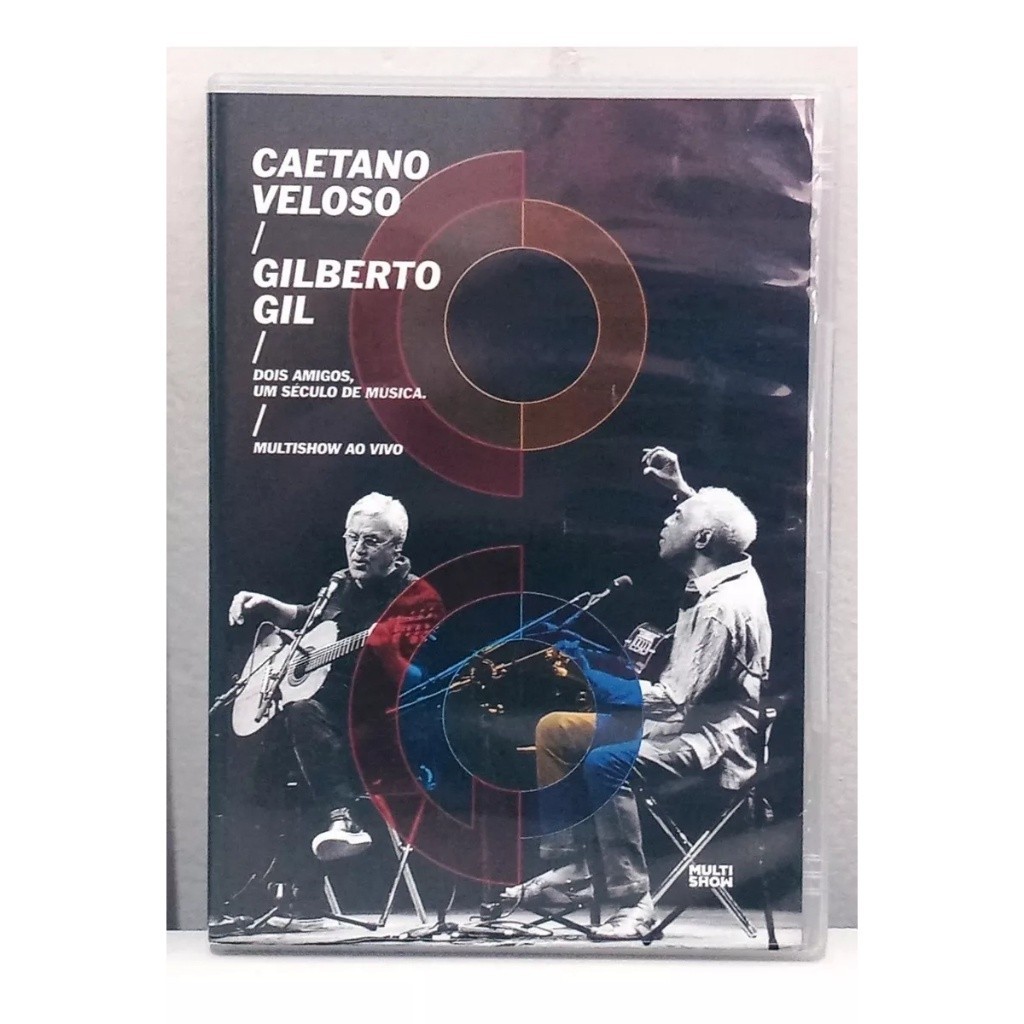 Dvd Caetano Veloso Gilberto Gil Dois Amigos Multishow Vivo