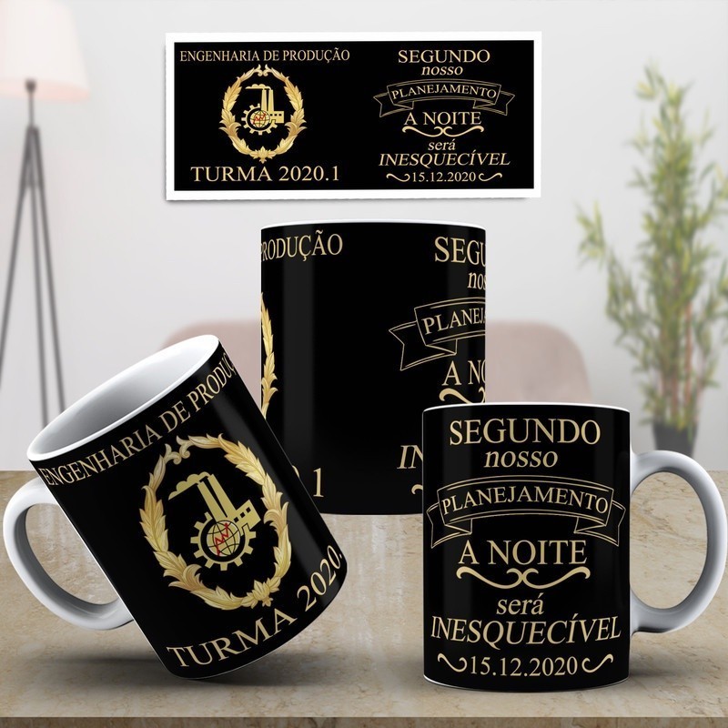 Caneca Formatura - Formando Engenharia de Produção