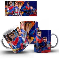 Caneca Tema Henry Danger + Caixinha Opção 02