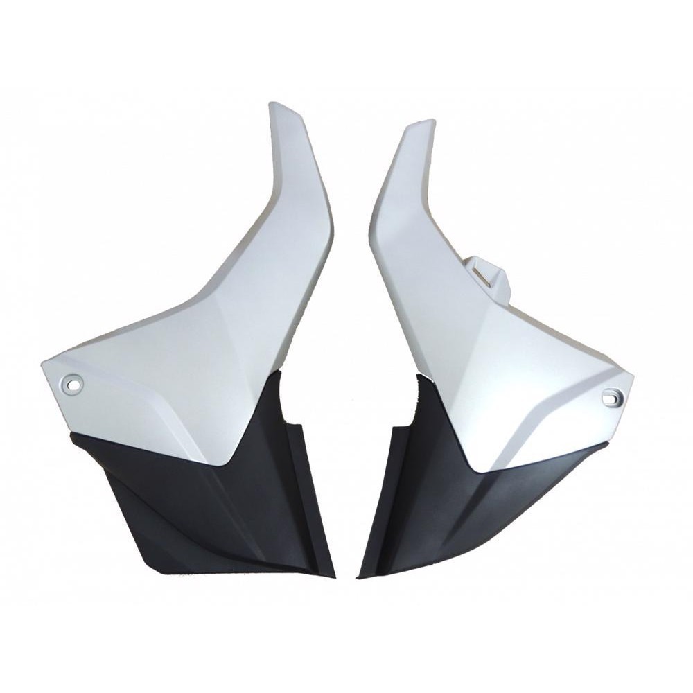 TAMPA LATERAL - TITAN 150 PRATA 14 C/COMPLEMENTO