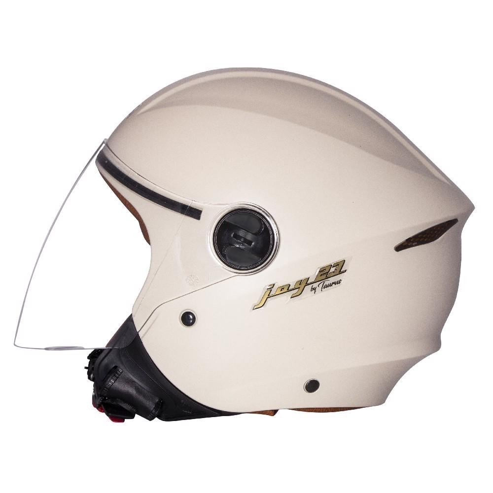 Capacete Aberto Moto Taurus JOY23 BY TAURUS - 56 BEGE em Oferta na Shopee