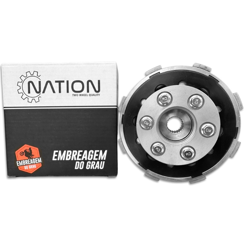 EMBREAGEM COMPLETA GRAU - CG / TITAN 125 / FAN125 / BROS 125 em Oferta na Shopee
