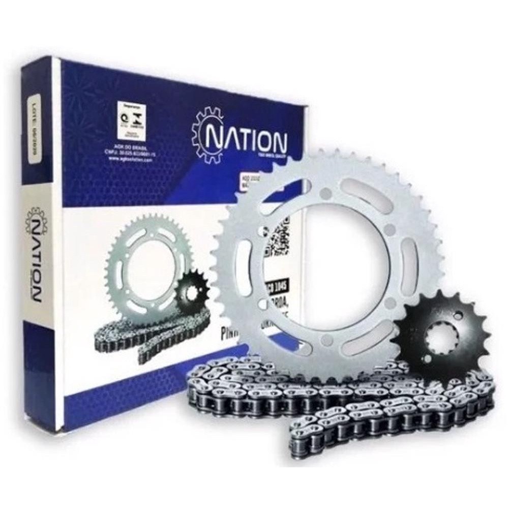 KIT RELACAO - 1045 CRYPTON 115 em Oferta na Shopee