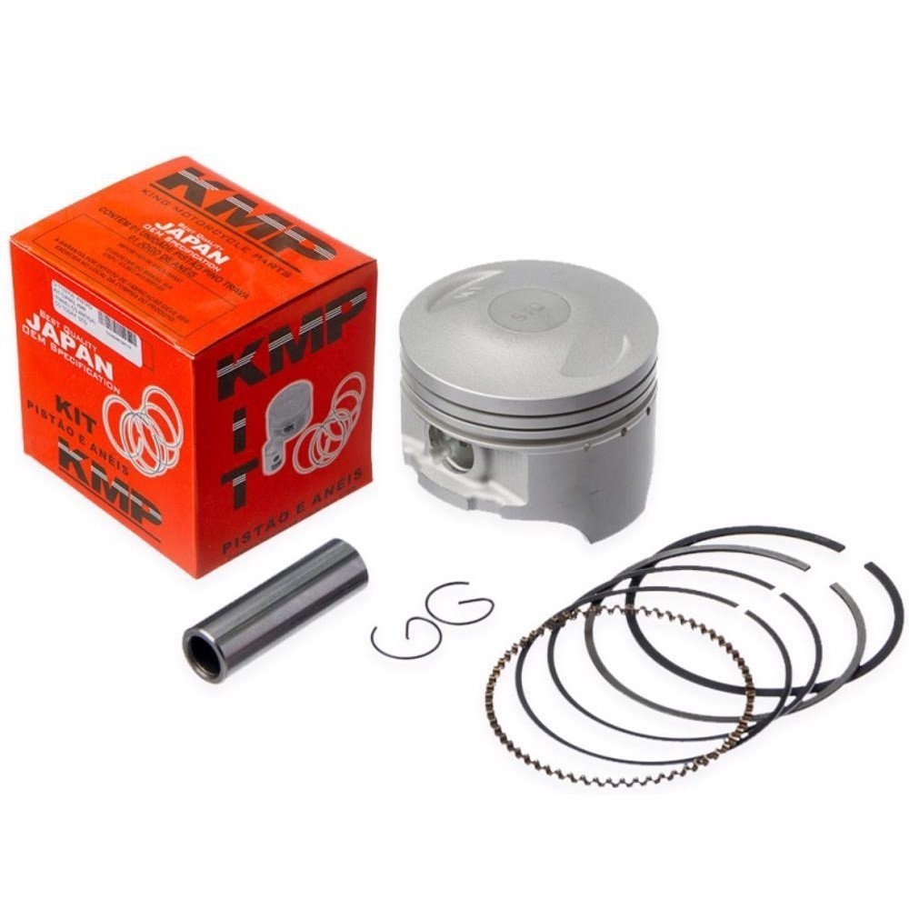 KIT PISTAO COM ANEL CG/TITAN/TODAY 92/99 XLR 125 97/00 0,50 KMP em Oferta na Shopee