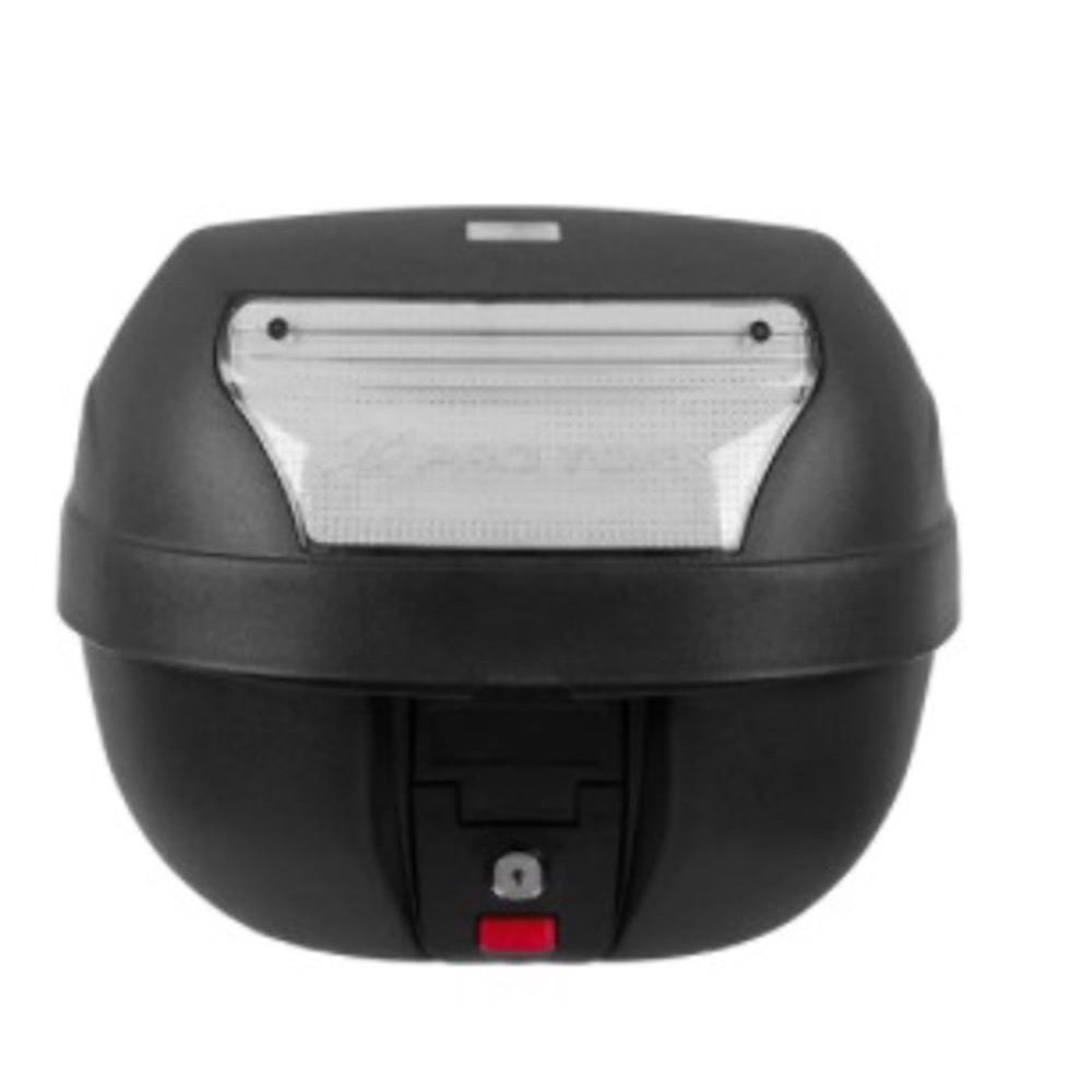 bau BAULETO 28 LITROS PRETO SMART BOX (LENTE CRISTAL) em Oferta na Shopee