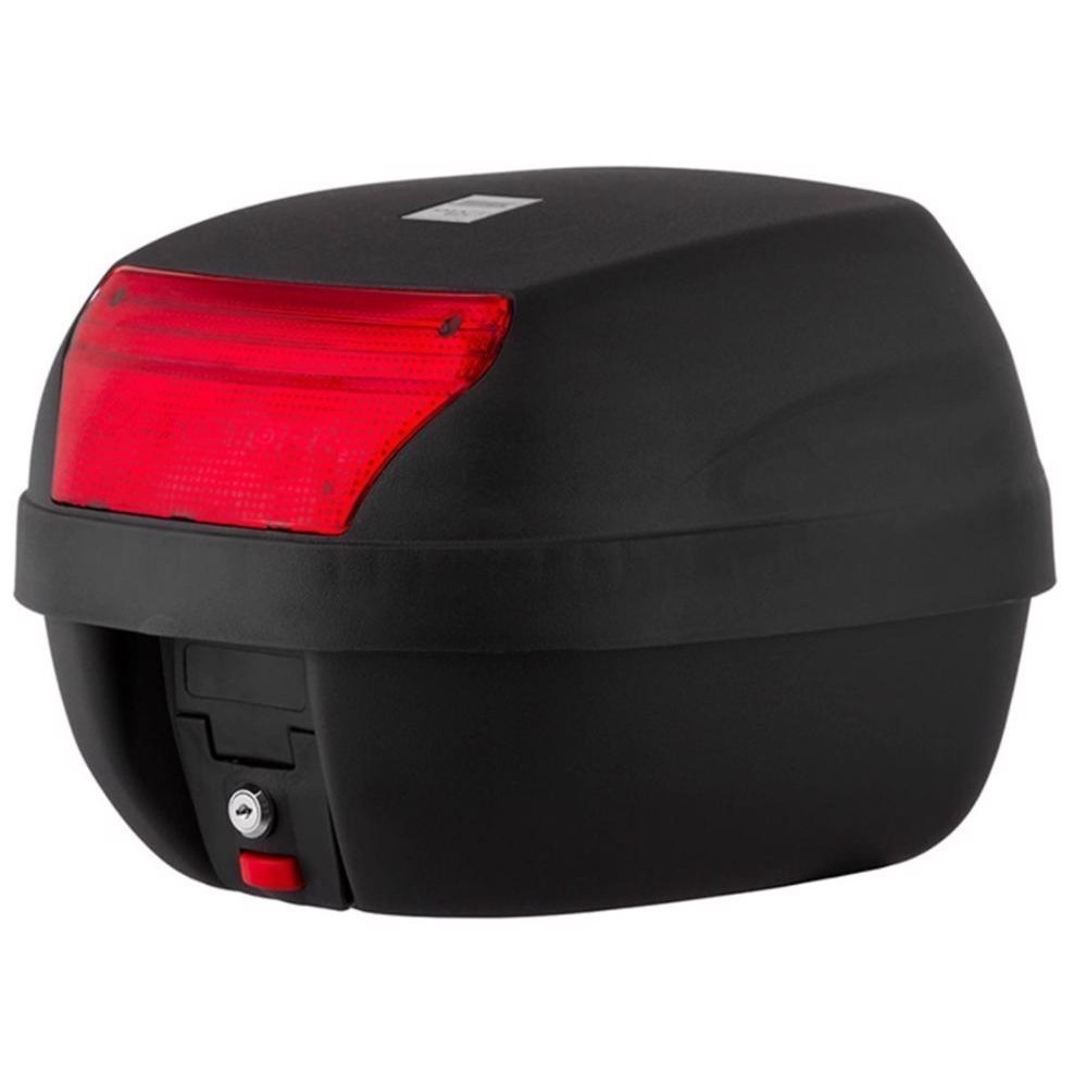 bau BAULETO 28 LITROS PRETO SMART BOX (LENTE VERMELHA)