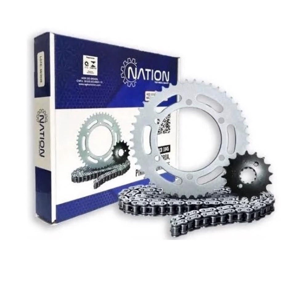 KIT RELACAO 1045 NX 350 SAHARA ( 38D X 14D 520D X 100D ) em Oferta na Shopee