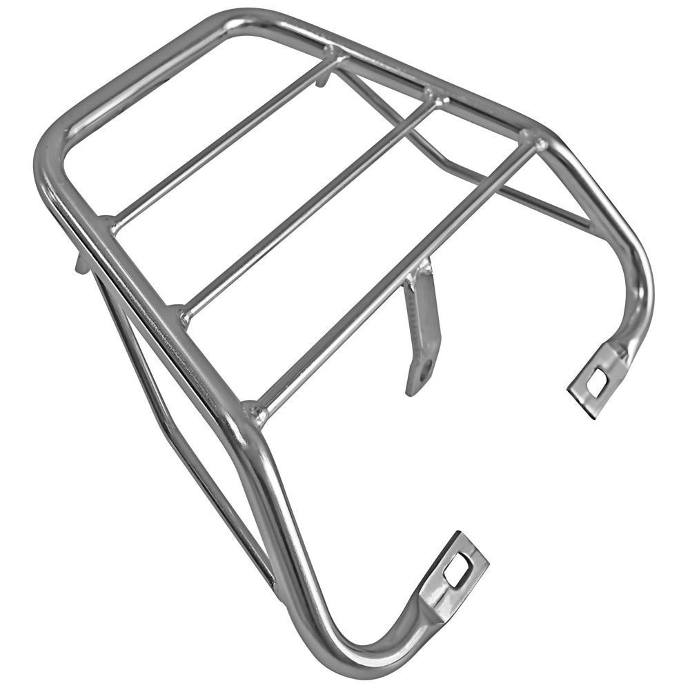 BAGAGEIRO REFORCADO - YBR 125 00/08 CROMADO (TRADICIONAL) em Oferta na Shopee