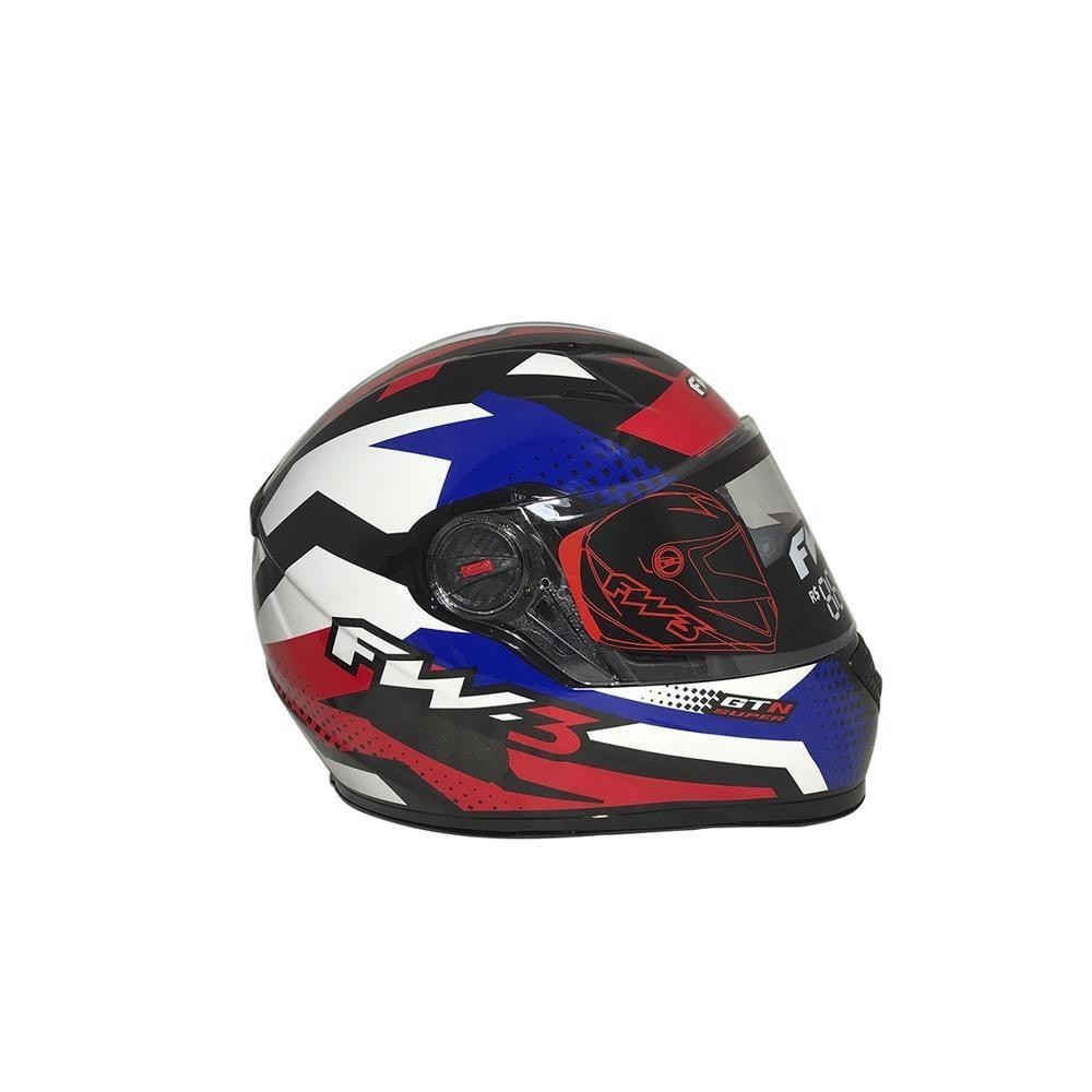 CAPACETE FW3 GTN SUPER VERMELHO AZUL BRANCO N 056 em Oferta na Shopee