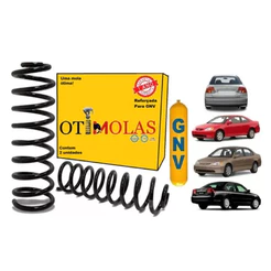Par De Mola Traseira Gnv Honda Civic 2001 Até 2006