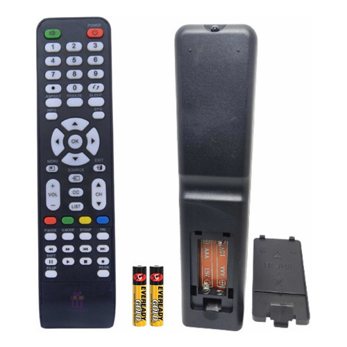 Controle Remoto Compatível Com Tv Cce Lcd Rc + 2 Pilhas