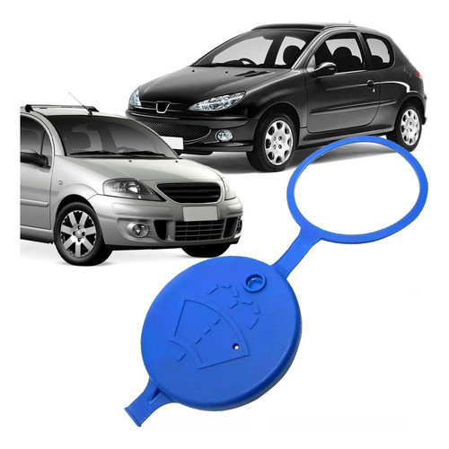 Tampa Reservatório Limpador Parabrisa Peugeot E Citroen em Oferta na Shopee