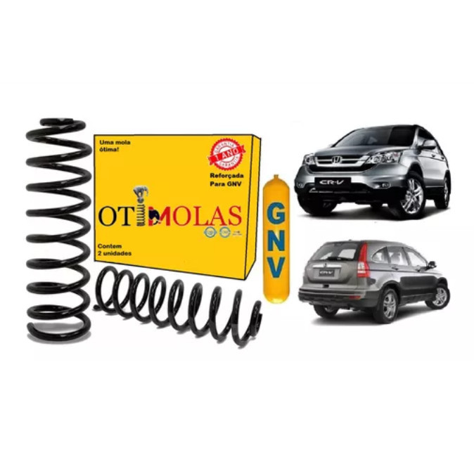 Par Mola Traseira Reforçada Gnv Honda Crv 2.0 16v 06 A 2011 em Oferta na Shopee
