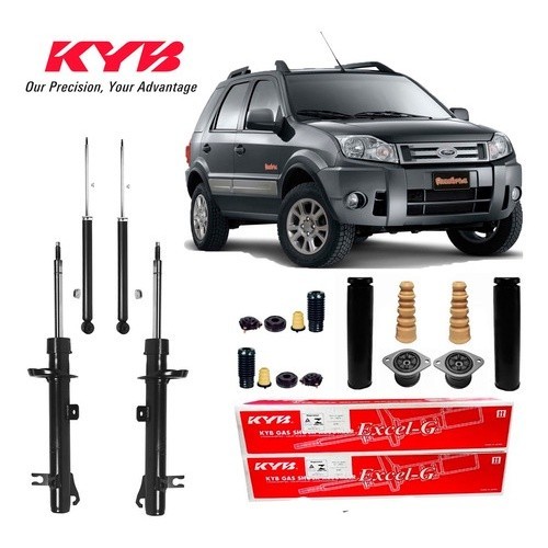 4 Amortecedores Kayaba + Kits Ecosport 4x2 Manual 02/12 em Oferta na Shopee
