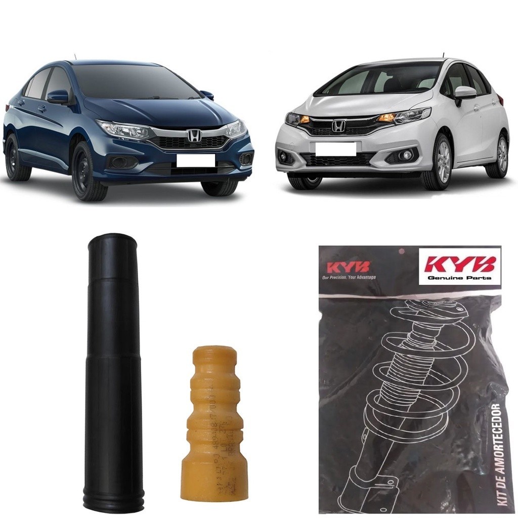 Kit Amortecedor Traseiro Kayaba Honda Fit City 2009/2021 em Oferta na Shopee