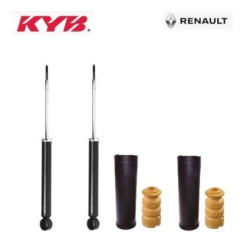 2 Amortecedores Traseiros Kayaba + Kits Renault Clio 99/17 em Oferta na Shopee
