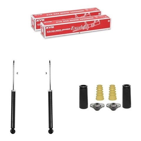 2 Amortecedores Traseiros Kayaba + Kits Vw Polo 02/06 em Oferta na Shopee