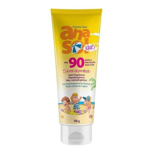 Anasol Kids Fps 90 - Protetor Solar Infantil 100g