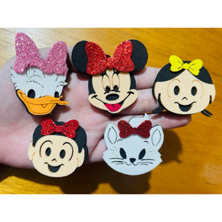 100 apliques em Eva kit feminino (minnie Monica Magali margarida e gata marrie) em Oferta na Shopee