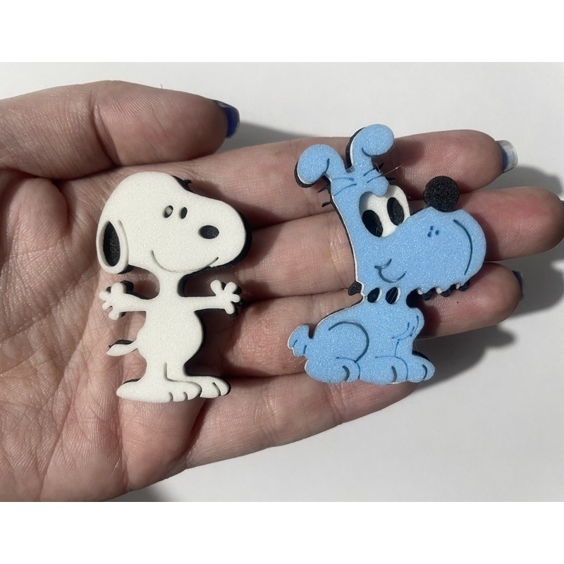 50 Apliques em Eva (Bidu e Snoopy)