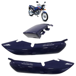 Kit Rabeta Cg 125 Titan 1994 1995 1996 1997 1998 1999 Azul 3 Peças