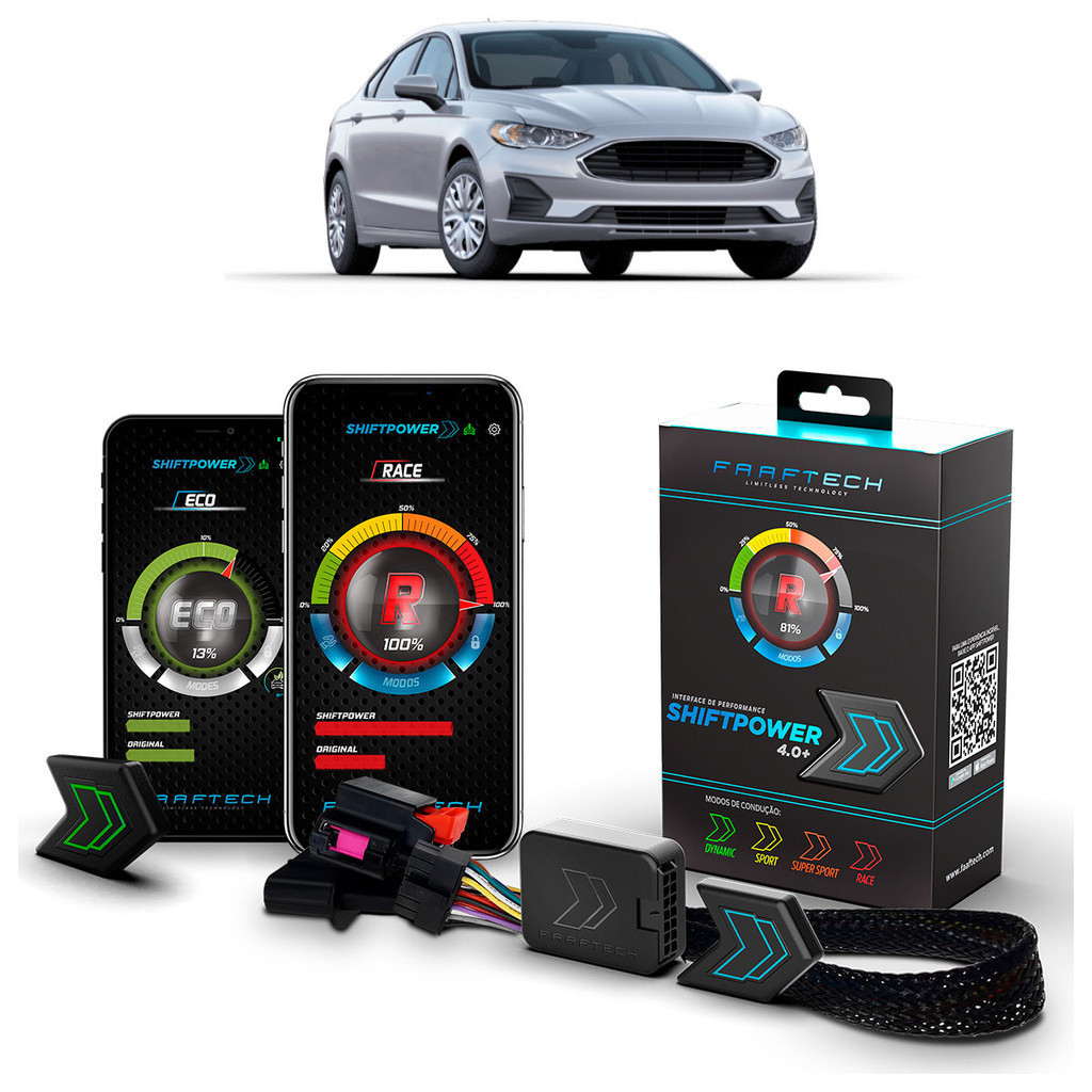 Modulo Pedal Acelerador Shiftpower Bluetooth Fusion