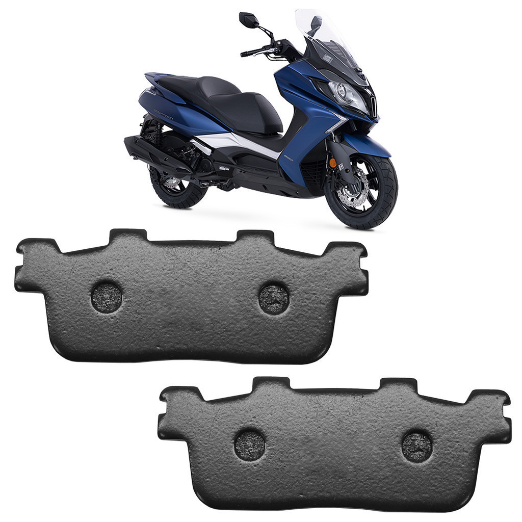 Pastilha Freio Traseira Kymco New Downtown 350I 2015 2016 2017 2018 2019 2020 Kevlar em Oferta na Shopee