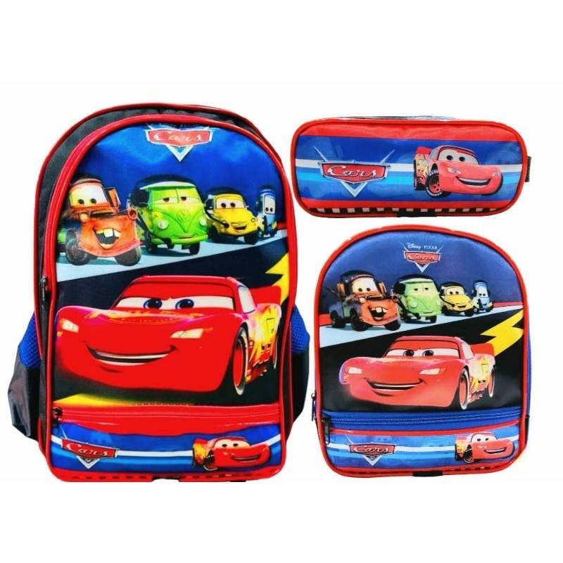 kit Escolar Infantil Grande De Costa Carros em Oferta na Shopee
