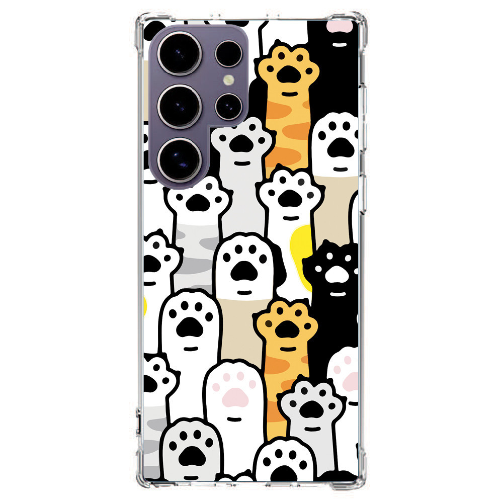 Capinha Capa (2406) PATAS CAT para SAMSUNG GALAXY NOTE 20 ULTRA,NOTE 20+,NOTE 20,S23 ULTRA,S23+,S23 FE,S23,S22 ULTRA,S22+,S22,S21 ULTRA,S21+,S21 FE,S21,S20 ULTRA,S20+,S20 FE,S20,S10+,S10E,S10 LITE,S10,S9+,S9,A73,A72,A71,A70S,A70