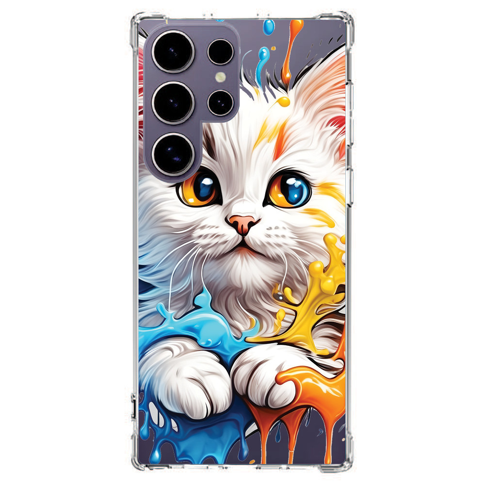 Capinha Capa (3166) CAT COLORS para SAMSUNG GALAXY NOTE 20 ULTRA,NOTE 20+,NOTE 20,S23 ULTRA,S23+,S23 FE,S23,S22 ULTRA,S22+,S22,S21 ULTRA,S21+,S21 FE,S21,S20 ULTRA,S20+,S20 FE,S20,S10+,S10E,S10 LITE,S10,S9+,S9,A73,A72,A71,A70S,A70