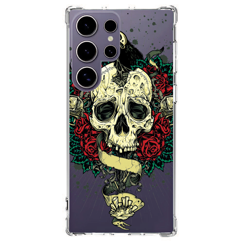 Capinha Capa (1101) CORVO CAVEIRA para SAMSUNG GALAXY A60,A6+,A54,A53,A52S,A52,A51,A50,A41,A40,A35,A34,A33,A32,A31,A30S,A30,A24,A23,A22,A21S,A21,A20S,A20,A15,A14,A13,A12,A11,A10S,A10,A05S,A05,A04S,A04E,A04,A03S,A03CORE,A03