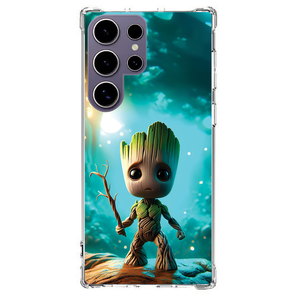 Capinha Capa (3369) MINI GRROT para SAMSUNG GALAXY A60,A6+,A54,A53,A52S,A52,A51,A50,A41,A40,A35,A34,A33,A32,A31,A30S,A30,A24,A23,A22,A21S,A21,A20S,A20,A15,A14,A13,A12,A11,A10S,A10,A05S,A05,A04S,A04E,A04,A03S,A03CORE,A03