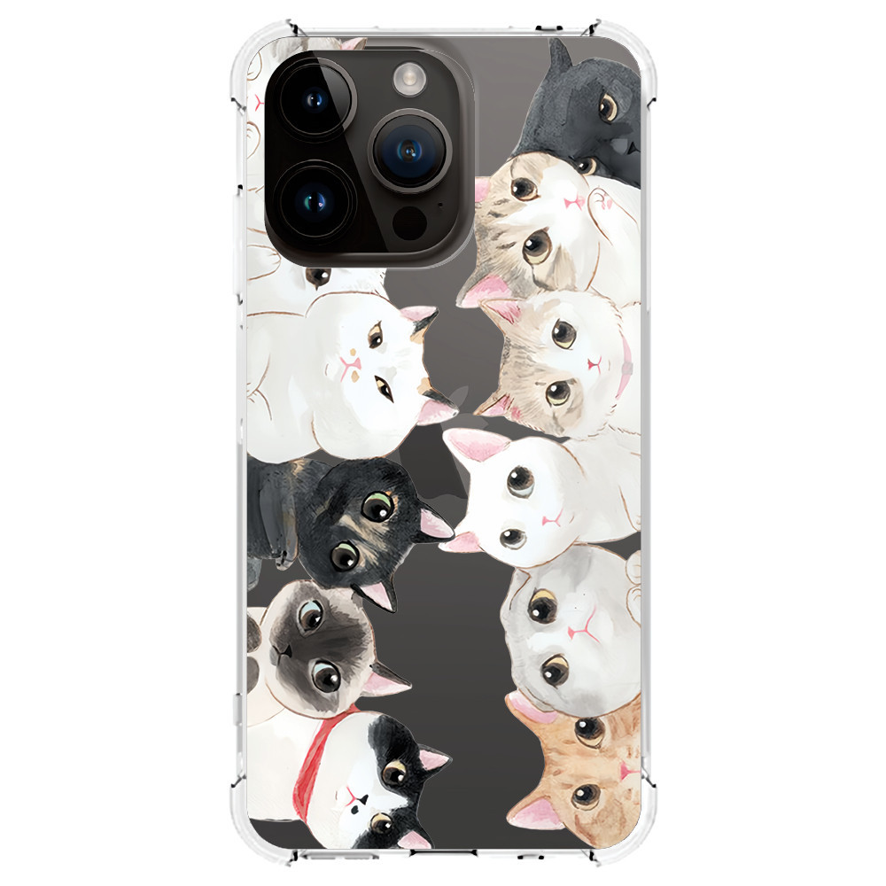 Capinha Capa (1531) GATINHOS para IPHONE 15 PRO MAX,15 PRO,15 PLUS,15,14 PRO MAX,14 PRO,14 PLUS,14,13 PRO MAX,13 PRO,13 MINI,13,12 PRO MAX,12 PRO,12 MINI,12,11 PRO MAX,11 PRO,11,XS MAX,XR,XS,X,8 PLUS,8,SE 2020,7 PLUS,7,6 PLUS,6,6S