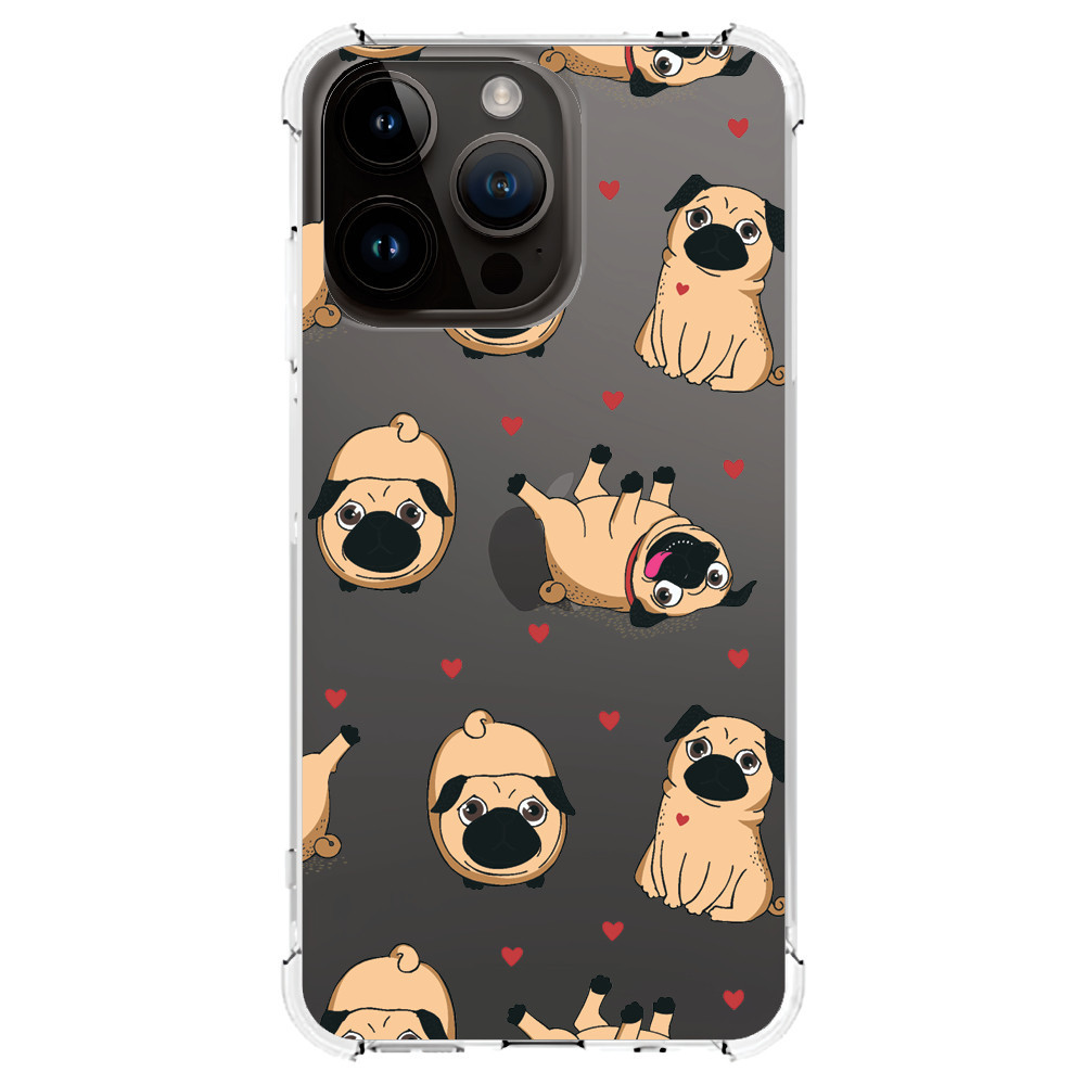 Capinha Capa (0229) PUG para IPHONE 15 PRO MAX,15 PRO,15 PLUS,15,14 PRO MAX,14 PRO,14 PLUS,14,13 PRO MAX,13 PRO,13 MINI,13,12 PRO MAX,12 PRO,12 MINI,12,11 PRO MAX,11 PRO,11,XS MAX,XR,XS,X,8 PLUS,8,SE 2020,7 PLUS,7,6 PLUS,6,6S