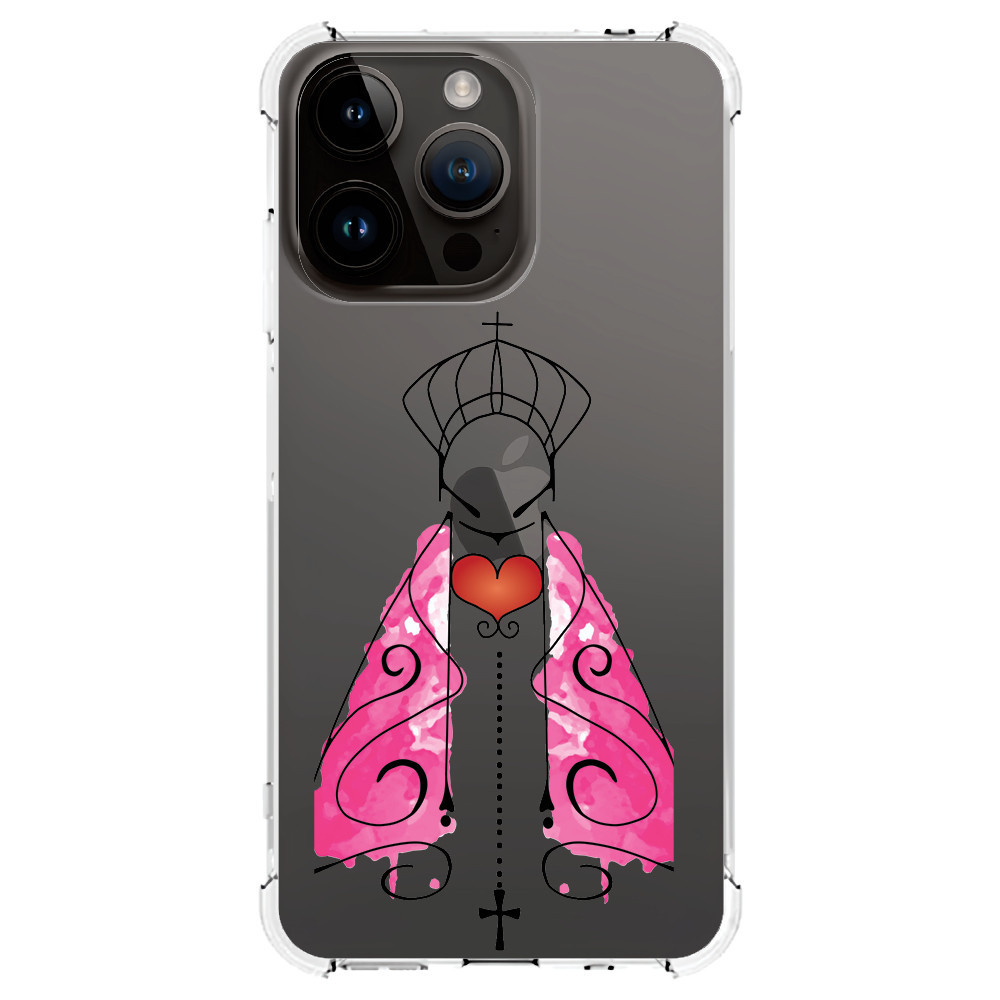 Capinha Capa (0668) NOSSA SENHORA para IPHONE 15 PRO MAX,15 PRO,15 PLUS,15,14 PRO MAX,14 PRO,14 PLUS,14,13 PRO MAX,13 PRO,13 MINI,13,12 PRO MAX,12 PRO,12 MINI,12,11 PRO MAX,11 PRO,11,XS MAX,XR,XS,X,8 PLUS,8,SE 2020,7 PLUS,7,6 PLUS,6,6S