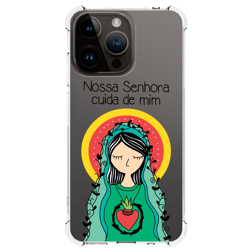 Capinha Capa (0686) NOSSA SENHORA para IPHONE 15 PRO MAX,15 PRO,15 PLUS,15,14 PRO MAX,14 PRO,14 PLUS,14,13 PRO MAX,13 PRO,13 MINI,13,12 PRO MAX,12 PRO,12 MINI,12,11 PRO MAX,11 PRO,11,XS MAX,XR,XS,X,8 PLUS,8,SE 2020,7 PLUS,7,6 PLUS,6,6S