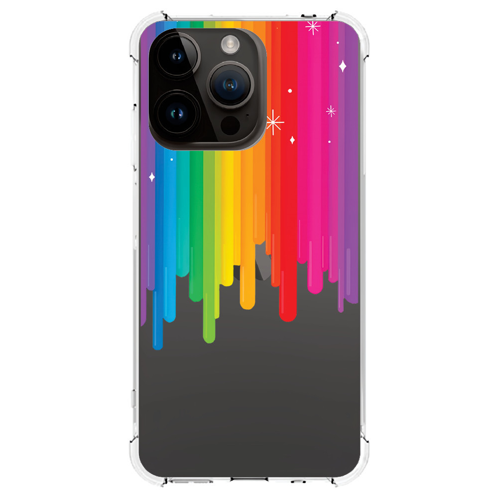 Capinha Capa (2573) ARCO IRIS para IPHONE 15 PRO MAX,15 PRO,15 PLUS,15,14 PRO MAX,14 PRO,14 PLUS,14,13 PRO MAX,13 PRO,13 MINI,13,12 PRO MAX,12 PRO,12 MINI,12,11 PRO MAX,11 PRO,11,XS MAX,XR,XS,X,8 PLUS,8,SE 2020,7 PLUS,7,6 PLUS,6,6S
