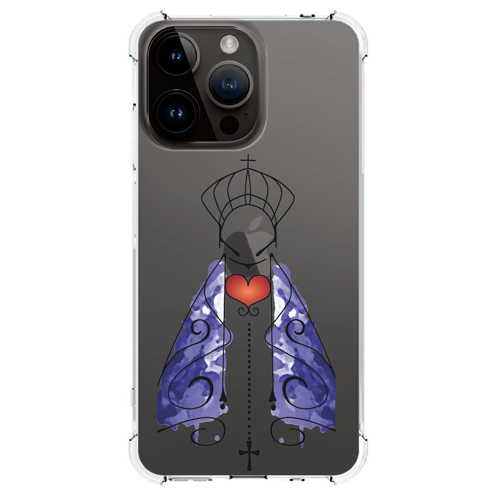 Capinha Capa (0666) NOSSA SENHORA para IPHONE 15 PRO MAX,15 PRO,15 PLUS,15,14 PRO MAX,14 PRO,14 PLUS,14,13 PRO MAX,13 PRO,13 MINI,13,12 PRO MAX,12 PRO,12 MINI,12,11 PRO MAX,11 PRO,11,XS MAX,XR,XS,X,8 PLUS,8,SE 2020,7 PLUS,7,6 PLUS,6,6S